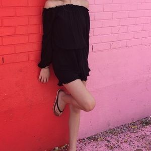 BRANDY MELVILLE black romper!!